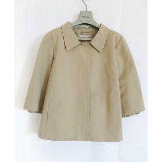 PRADA - プラダ PRADA スプリングコート ベージュの通販 by AYA's shop ...