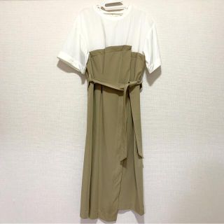 エミアトリエ(emmi atelier)のemmi atelier ドッキングワンピース バイカラー Mサイズ(その他)