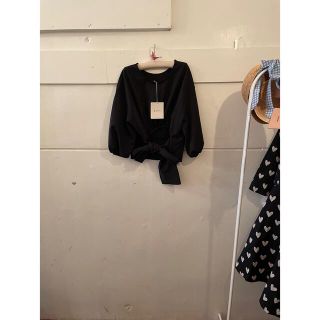 ロンハーマン(Ron Herman)の最終価格🖤🖤🖤ELIN back ribbon tops.(シャツ/ブラウス(長袖/七分))