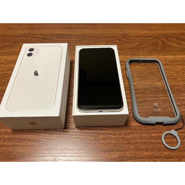 iPhone - (美品)iPhone 11 SIMフリー128GB ホワイトの+inforsante.fr