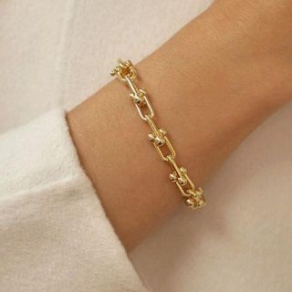 トーガ(TOGA)のLink chain gold bracelet No.821(ブレスレット/バングル)