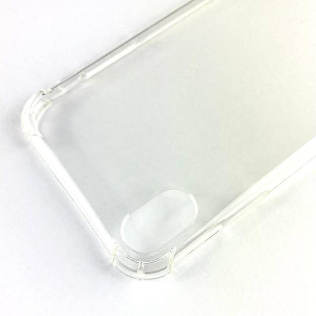 【新品未使用】iPhoneXR 透明 ケース スマホ カバー クリア ガード付き スマホ/家電/カメラのスマホアクセサリー(iPhoneケース)の商品写真