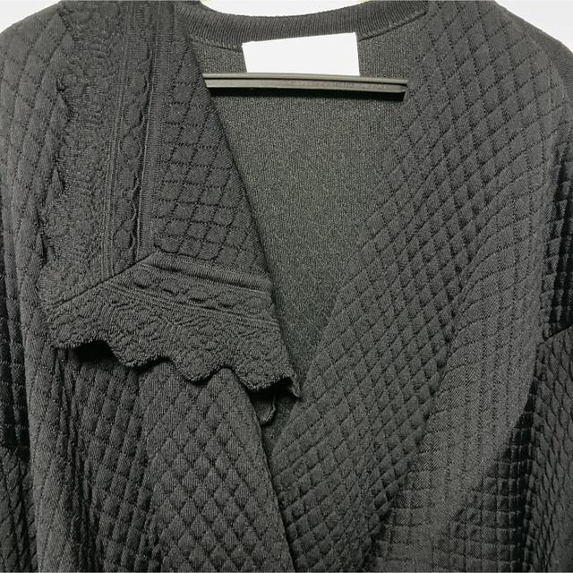 Sacallop cut knitted jacket 3