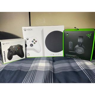 エックスボックス(Xbox)のXbox one series S➕コントローラー➕ゲーミングヘッドホンセット!(家庭用ゲーム機本体)