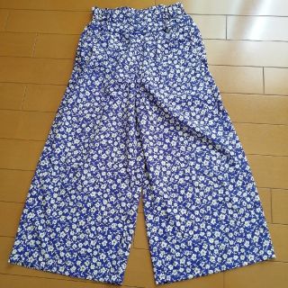 GU - GU キッズ 花柄 ワイドパンツ 130の通販 by まー's shop
