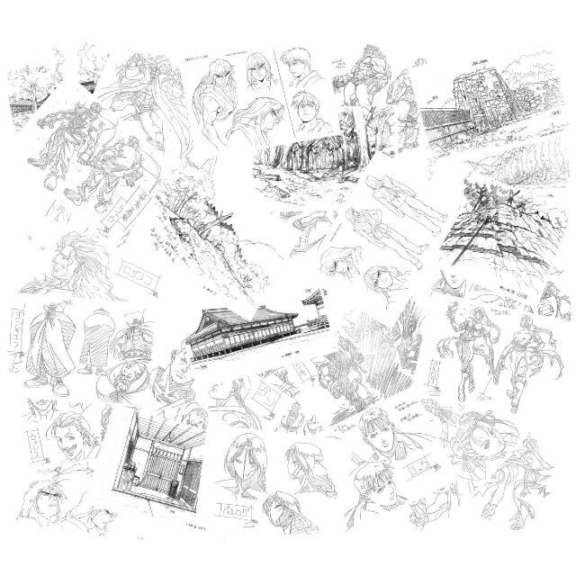 ストリートファイターZERO THE ANIMATION 設定資料 制作資料 【 エンタメ/ホビーのおもちゃ/ぬいぐるみ(キャラクターグッズ)の商品写真