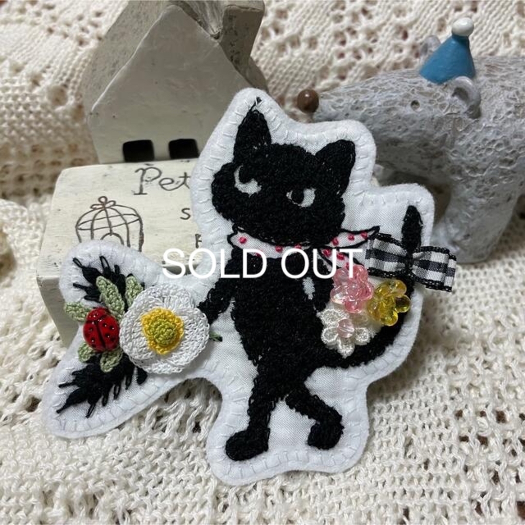 クロッチ ミナペルホネン ハンドメイド ブローチ - ブローチ