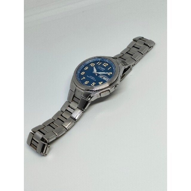 シチズン CITIZEN - 超希少品!
青文字盤 シチズン アテッサ 電波ソーラー 曜日表示 H100の通販 by スポット|シチズンならラクマ にどうぞ