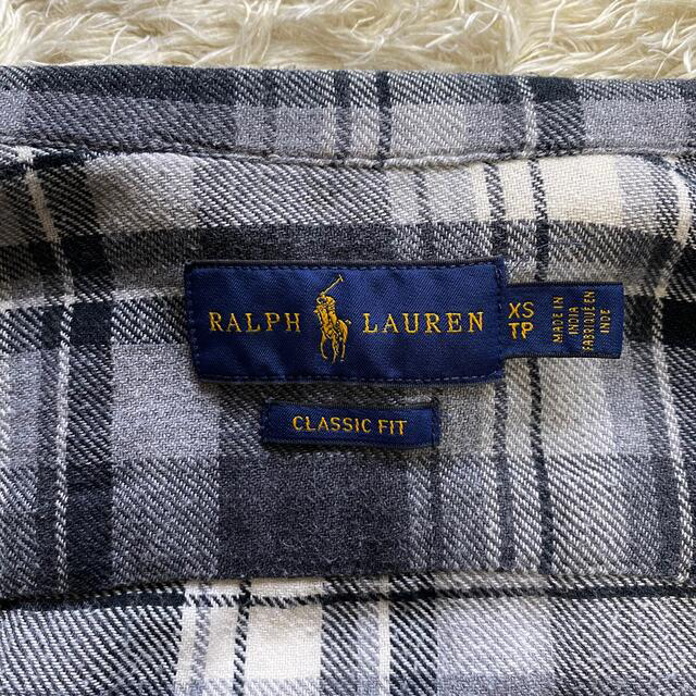 POLO RALPH LAUREN(ポロラルフローレン)のラルフローレン　Ralph Lauren  XS 長袖シャツ　ネルシャツ メンズのトップス(シャツ)の商品写真
