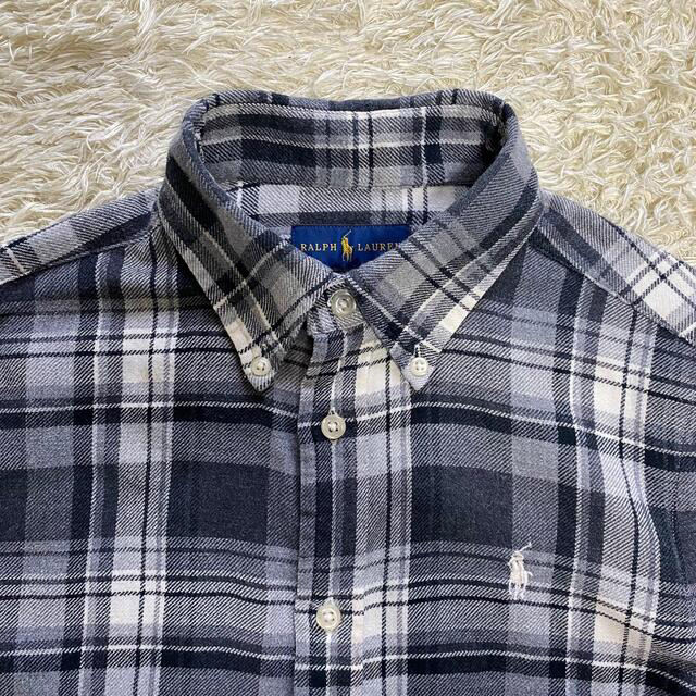 POLO RALPH LAUREN(ポロラルフローレン)のラルフローレン　Ralph Lauren  XS 長袖シャツ　ネルシャツ メンズのトップス(シャツ)の商品写真