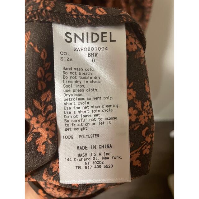 SNIDEL(スナイデル)のSNIDEL フラワーワンピース レディースのワンピース(ロングワンピース/マキシワンピース)の商品写真