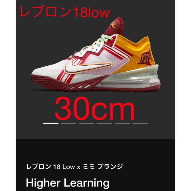 レブロン18ロー　LeBron18 low NIKE ミミ　プランジ