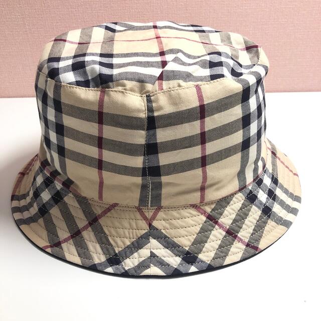 BURBERRY(バーバリー)のBurberry London バーバリーロンドン　ノバチェック　ハット　レア レディースのファッション小物(その他)の商品写真