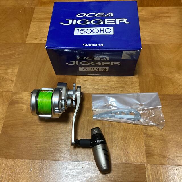 SHIMANO(シマノ)のピッコロ様用 シマノ オシアジガー 1500HG 中古品 ハンドルカスタム スポーツ/アウトドアのフィッシング(リール)の商品写真