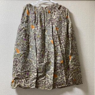 シャンブルドゥシャーム(chambre de charme)のシャンブルドゥシャーム　木の実フレアスカート(ひざ丈スカート)