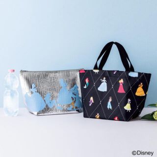 ディズニー(Disney)のディズニープリンセス トートバッグ＆保冷ポーチ(トートバッグ)