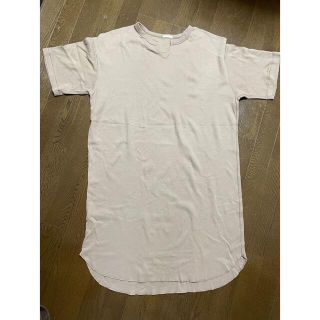 ジーユー　ワッフルTシャツワンピース(ロングワンピース/マキシワンピース)