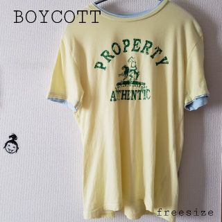 ボイコット(BOYCOTT)のBOYCOTT メンズTシャツ freesize(Tシャツ/カットソー(半袖/袖なし))