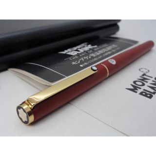 モンブラン(MONTBLANC)の※稀な未使用保管品！S-ラインNo2118レッドカラー＆ゴールド装飾★モンブラン(ペン/マーカー)