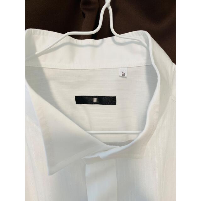 THE SUIT COMPANY(スーツカンパニー)の美品☆ウイングカラーシャツ　結婚式等　新郎　LL メンズのトップス(シャツ)の商品写真