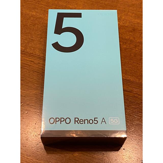 OPPO RENO5 A（アイスブルー）新品未開封　ワイモバイル