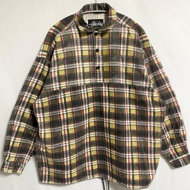 90s old stussy vintage オールド プルオーバー シャツ リニューアル