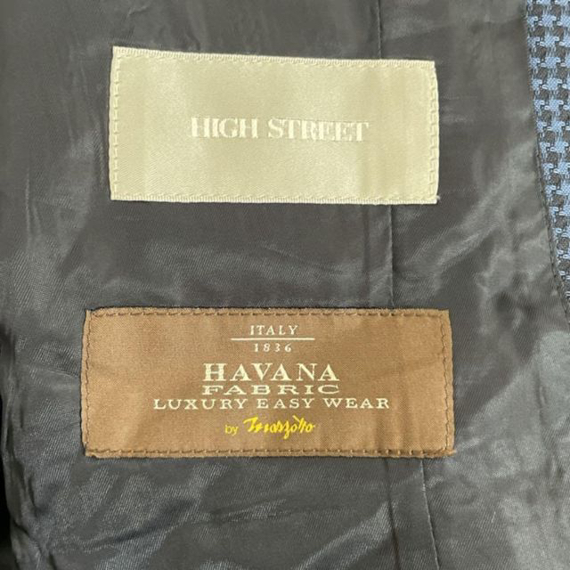 HIGH STREET(ハイストリート)のHIGH STREET  HAVANA カジュアル ベスト ジレ ネイビー　5 メンズのスーツ(スーツベスト)の商品写真