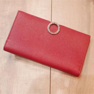 ブルガリ(BVLGARI)の【美品】BVLGARI ブルガリ　ロゴクリップ　長財布(財布)