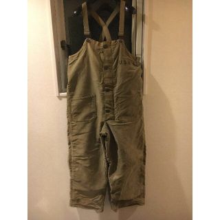 ダブルタップス(W)taps)の【vintage 雰囲気抜群】40s usnavy n1 デッキパンツ(サロペット/オーバーオール)