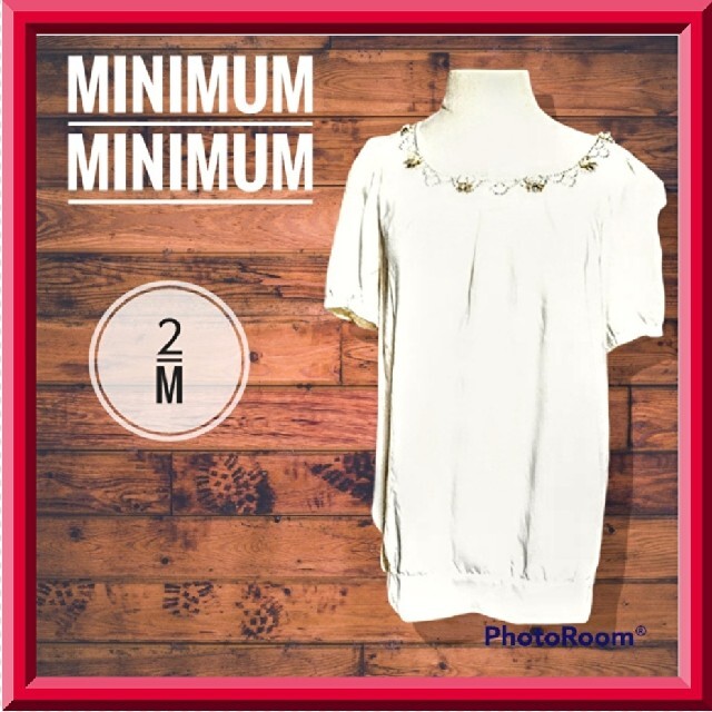 MINIMUM(ミニマム)の✿新品✿MINIMUM MINIMUMシャツ 白色 ミニマム 可愛い❤️ レディースのトップス(シャツ/ブラウス(半袖/袖なし))の商品写真