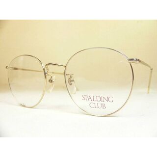 スポルディング(SPALDING)のSPALDING CLUB ヴィンテージ 眼鏡 フレーム 細リム メタルボストン(サングラス/メガネ)