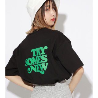 フリークスストア(FREAK'S STORE)のPAGEBOYLIM】トライメッセージT ビックシルエットTシャツ(Tシャツ/カットソー(半袖/袖なし))