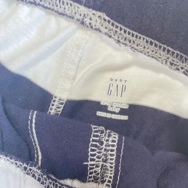 babyGAP(ベビーギャップ)の【baby gap】ボーダーパンツ♡80 キッズ/ベビー/マタニティのベビー服(~85cm)(パンツ)の商品写真