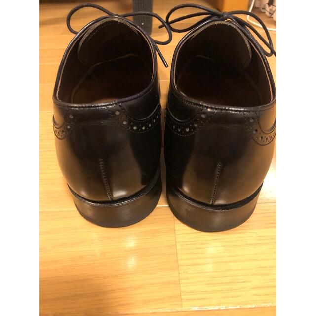 REGAL(リーガル)のリーガル　ウイングチップ　ドレスシューズブラック牛革靴革底27cm メンズの靴/シューズ(ドレス/ビジネス)の商品写真