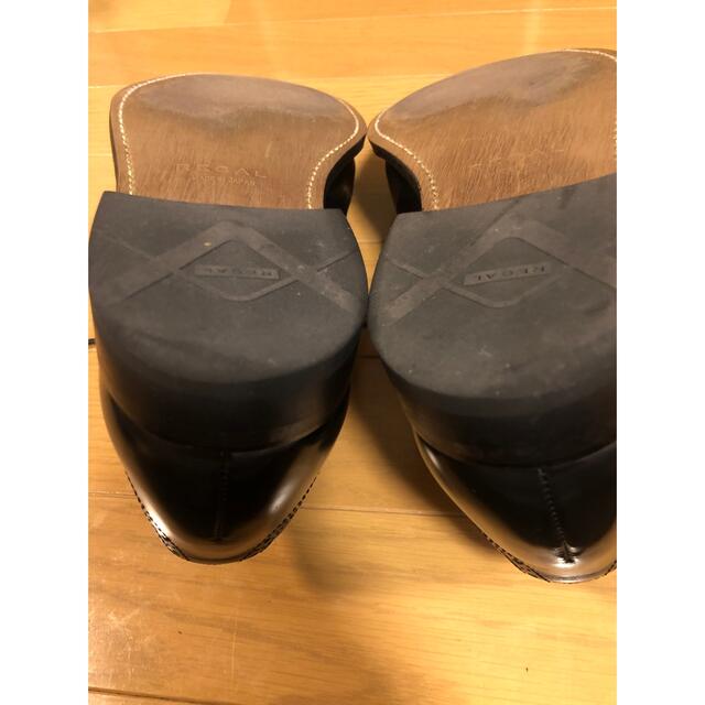 REGAL(リーガル)のリーガル　ウイングチップ　ドレスシューズブラック牛革靴革底27cm メンズの靴/シューズ(ドレス/ビジネス)の商品写真