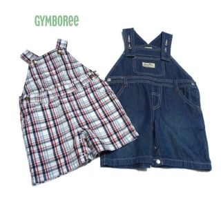 ジンボリー(GYMBOREE)の■GYMBORee/ジンボリー■ ベビー70cm位 ショートオール2枚セット(パンツ)