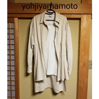 ★ヘンプ 20ss コットン×ヘンプ 段違いシャツ yohjiyamamoto