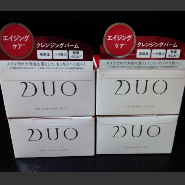 デュオ ザ クレンジングバーム 赤 90g 4個セット - クレンジング