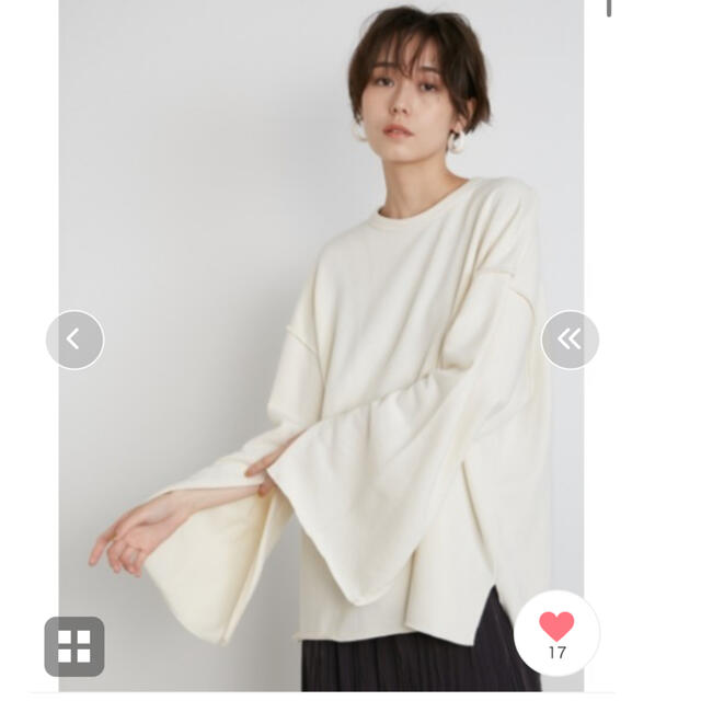 emmi atelier(エミアトリエ)のemmi スウェットカットソー レディースのトップス(カットソー(長袖/七分))の商品写真