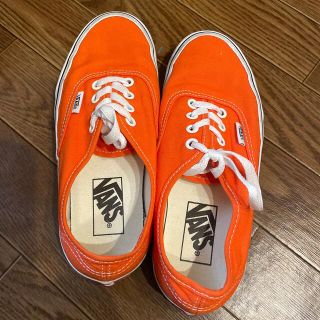 ヴァンズ(VANS)のバンズ　22.5 オレンジ(スニーカー)