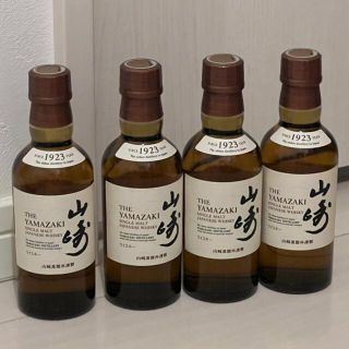 サントリー(サントリー)の山崎 シングルモルトウイスキー　180ml 4本セット(ウイスキー)