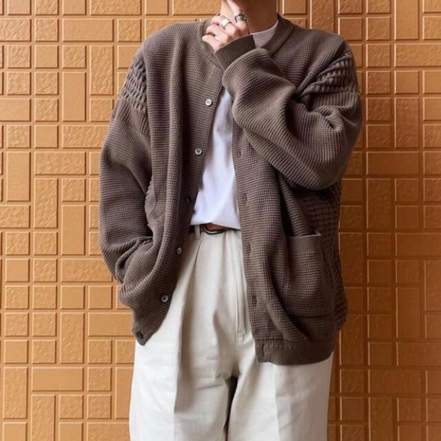 20aw yashiki hyomon cardigan:グレージュ | hartwellspremium.com