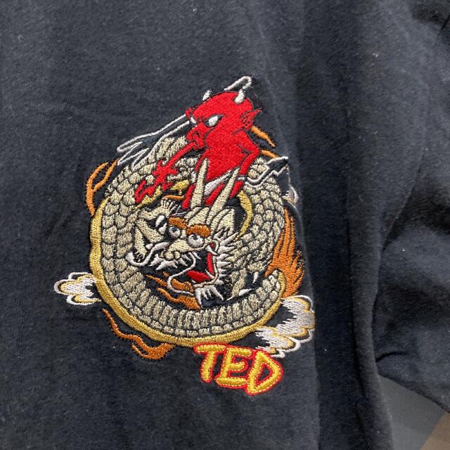 TEDMAN'S 総刺繍　Tシャツ テッドマン 龍 虎 鷲