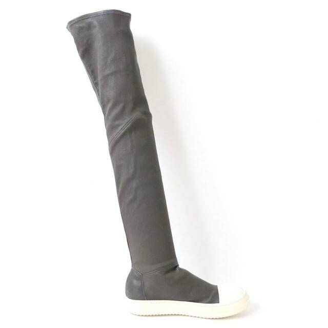 Rick Owens(リックオウエンス)のリック オウエンスRICK OWENSレザー ニーハイ ソックスニーカー ブーツ レディースの靴/シューズ(スニーカー)の商品写真