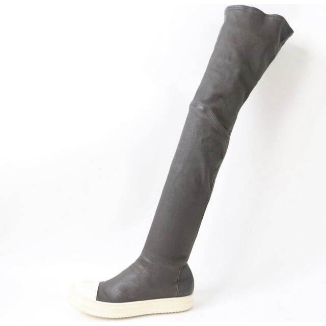 Rick Owens(リックオウエンス)のリック オウエンスRICK OWENSレザー ニーハイ ソックスニーカー ブーツ レディースの靴/シューズ(スニーカー)の商品写真