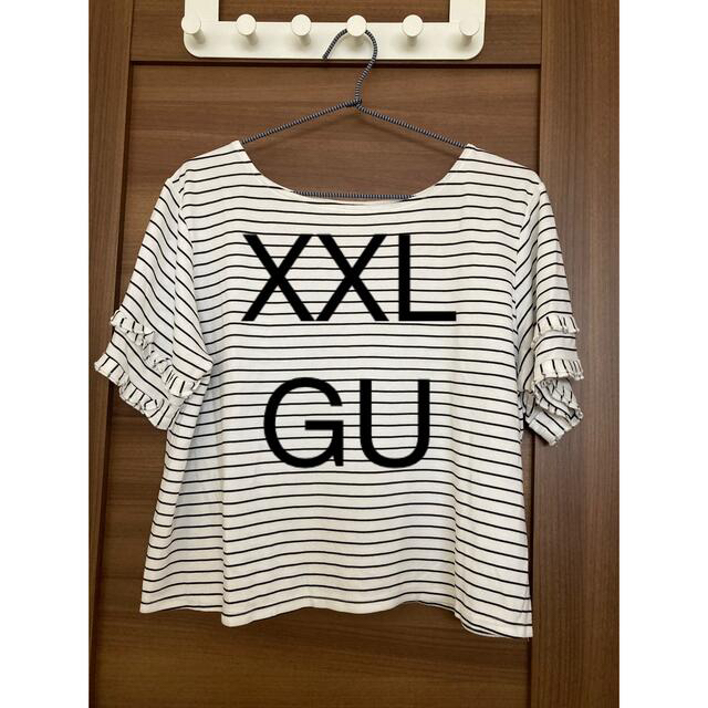 GU(ジーユー)のボーダー Tシャツトップス カットソー GU レディースのトップス(Tシャツ(半袖/袖なし))の商品写真