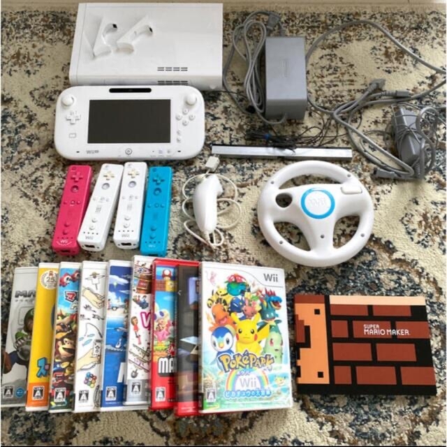 任天堂 WiiU 本体 ソフト まとめ売り おまけwiiソフト どうぶつの森