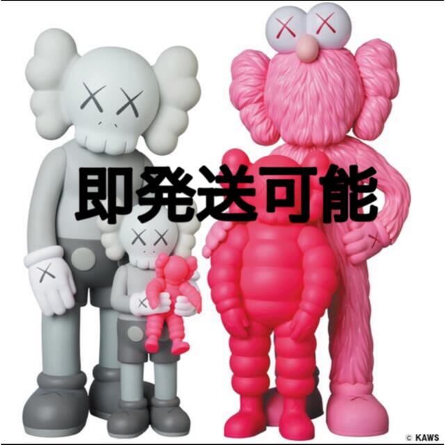 エンタメ/ホビーKAWS FAMILY GREY/PINK/FLUORO PINK