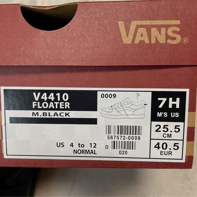 VANS(ヴァンズ)の新品未使用  25.5cm VANS V4410 FLOATER  メンズの靴/シューズ(スニーカー)の商品写真