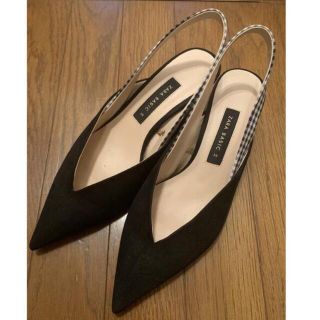 ザラ(ZARA)のZARAバックストラップパンプス美品(ハイヒール/パンプス)